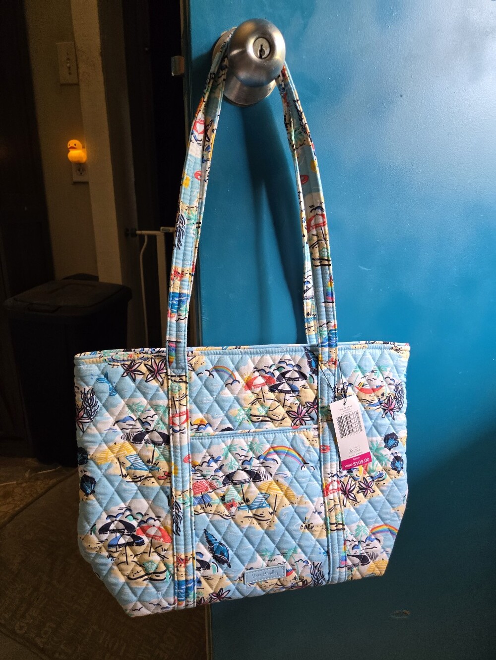 Vera Bradley Tote - Beach Print, BNWT!